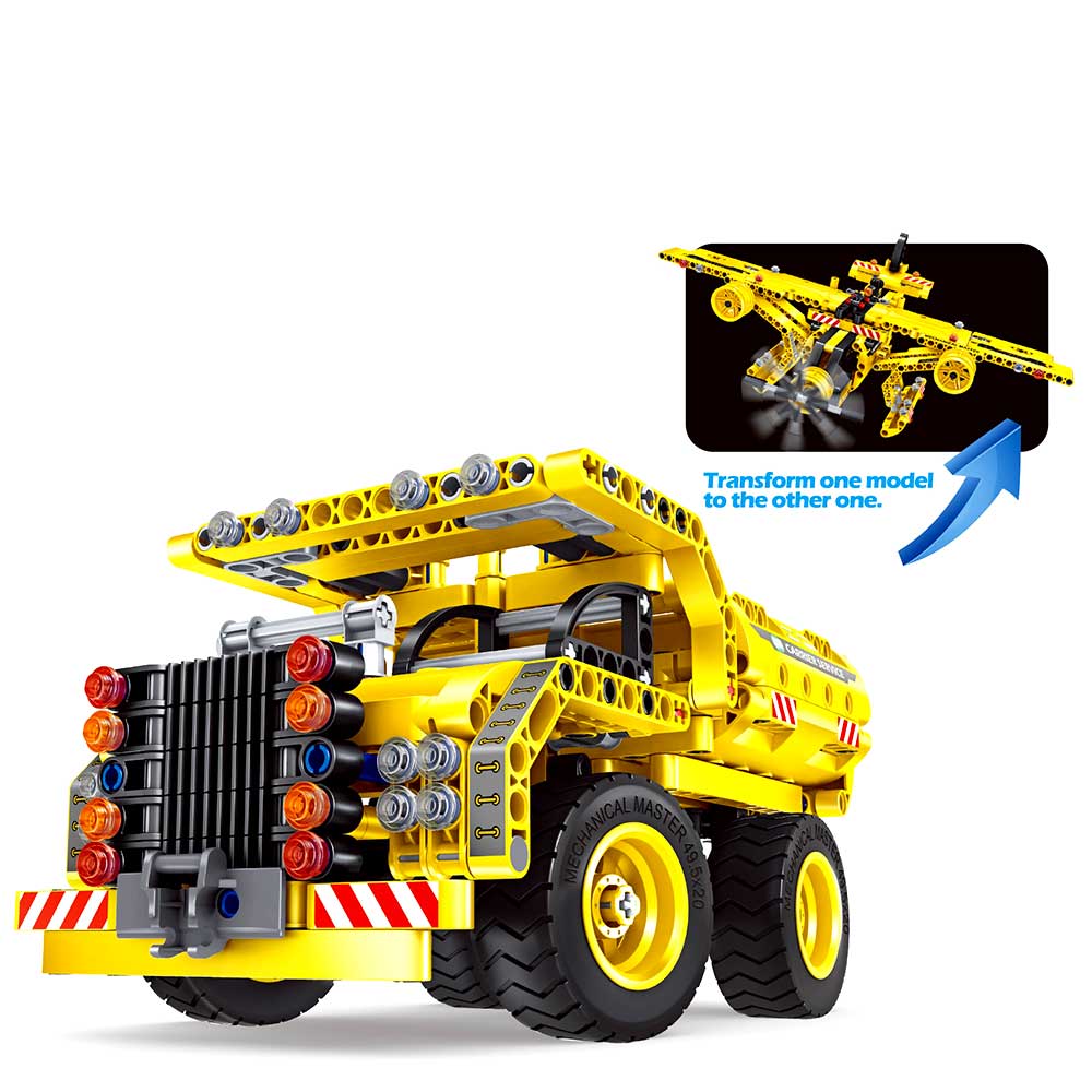 Building Blocks Bricks Construction Kit STEM Toy (Dump Truck) | 361 pcs