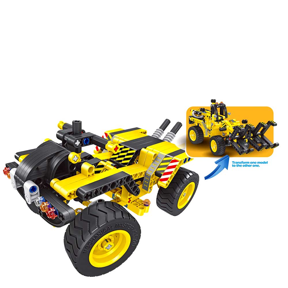 Building Blocks Bricks Construction Kit STEM Toy (Bulldozer) | 261 pcs