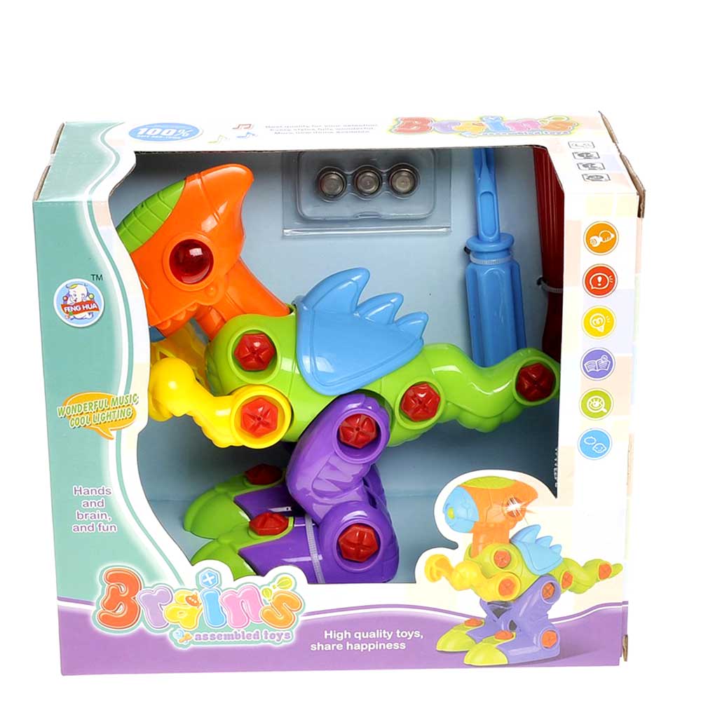 Dinosaur Take Apart Toy With Lights And Sounds